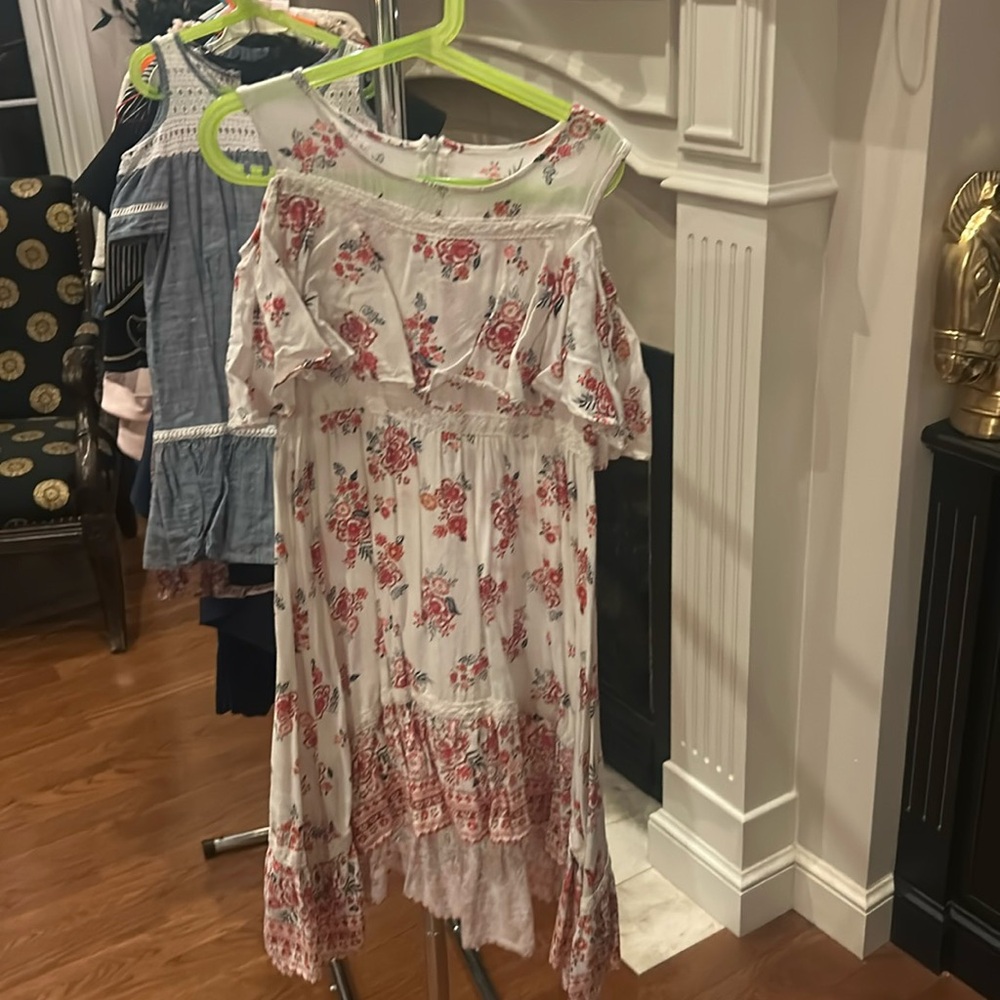 Joyfolie Mia Joy Cold, Shoulder Flutter Dress